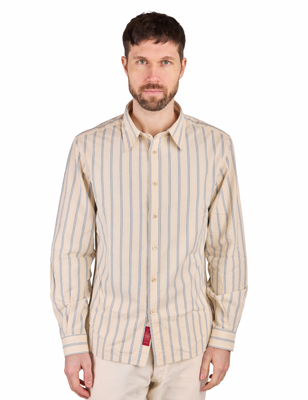 Prequel Garments - Striped Shirt - Beige