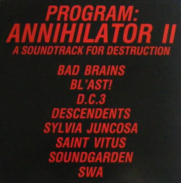 Various - Program: Annihilator II A Soundtrack For Destruction - LP
