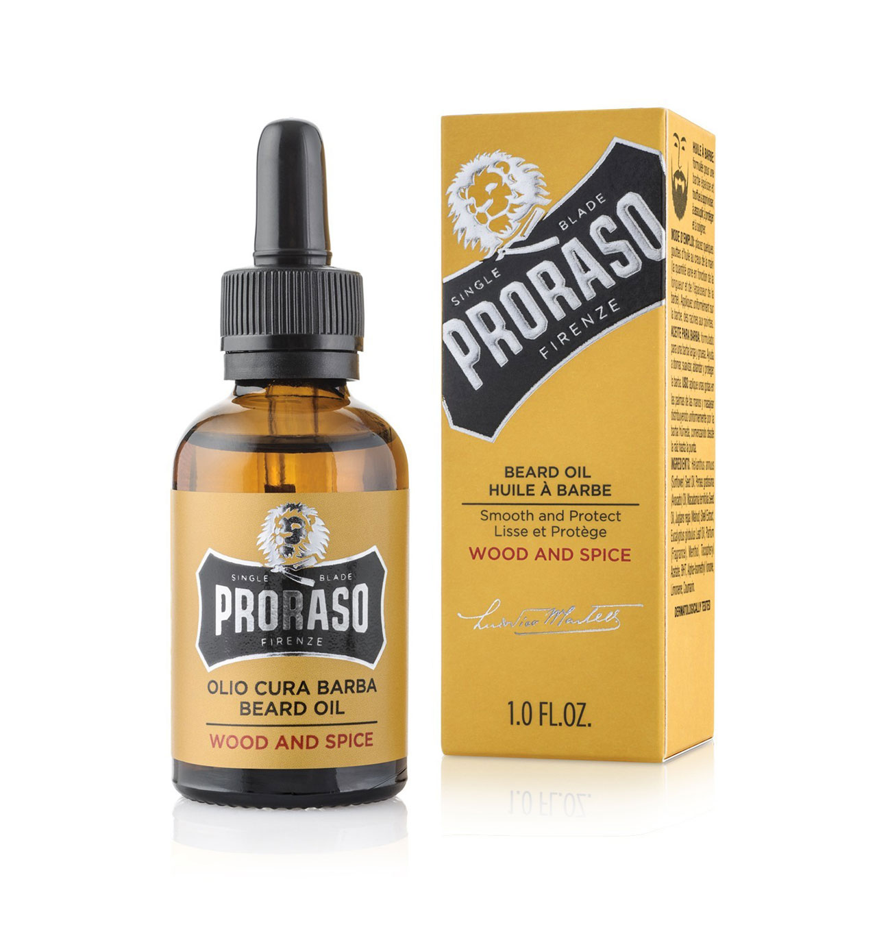 Proraso - Beard Oil Wood & Spice - 30ml