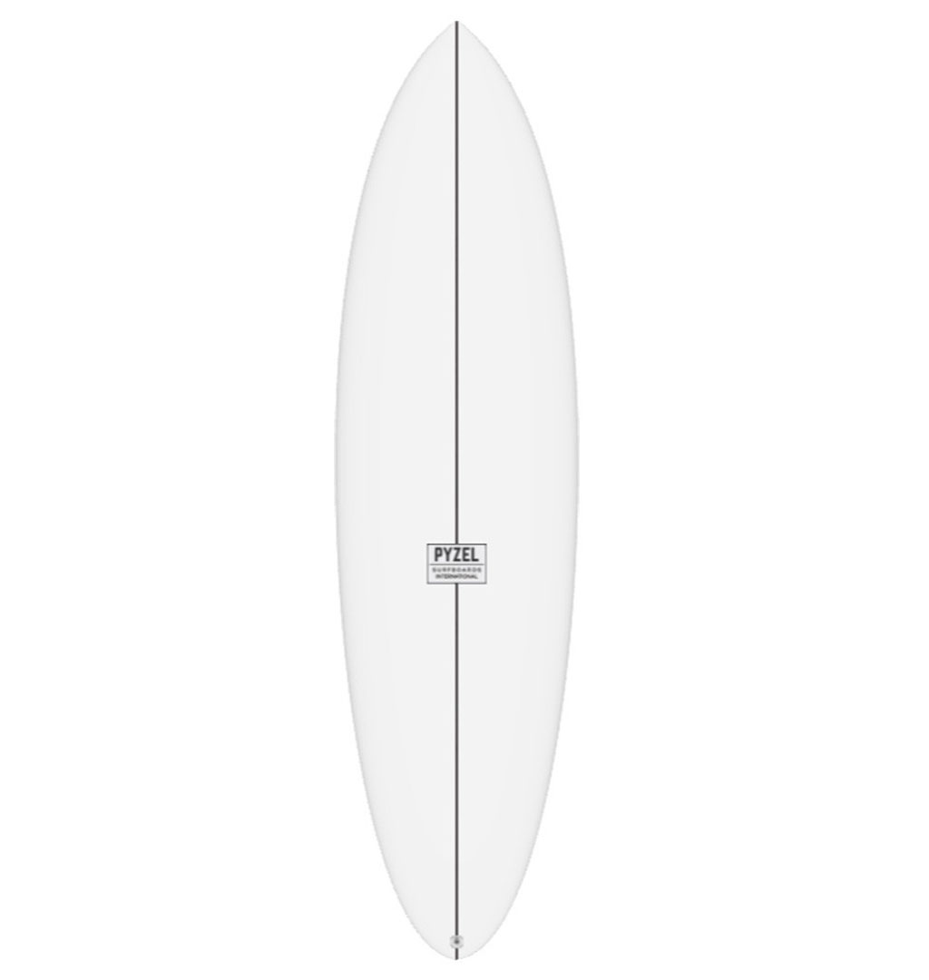 Pyzel - Mid Length Crisis Surfboard - White