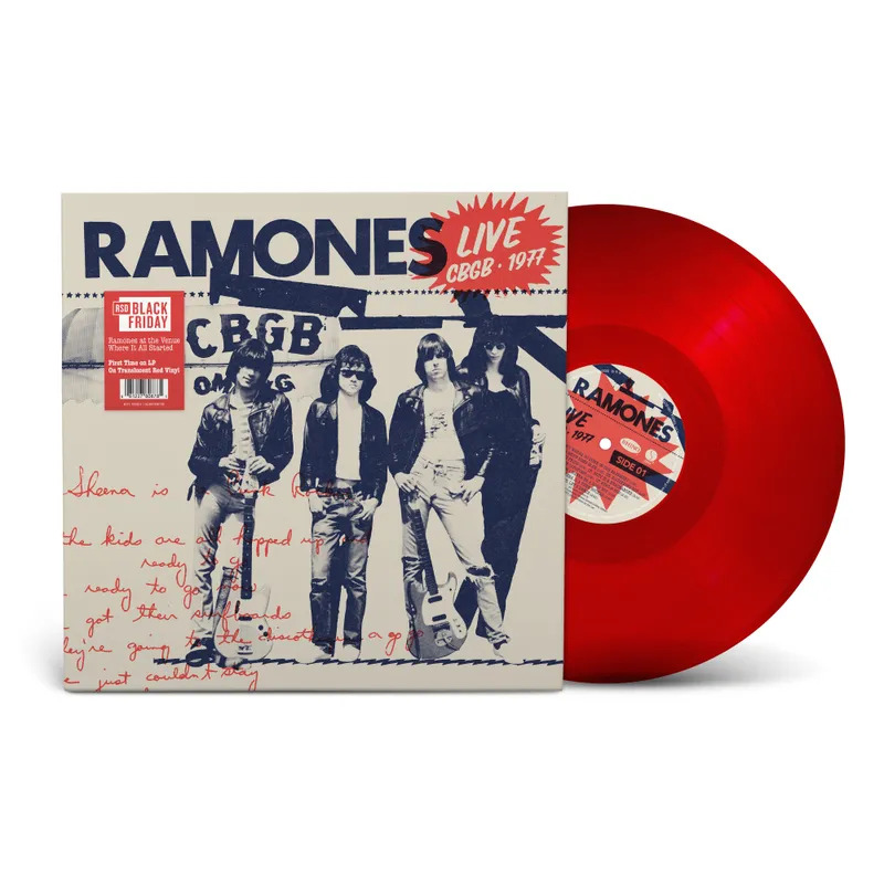 Ramones - Live at CBGB, 1977 (Red Vinyl)(RSD Black Friday) - LP