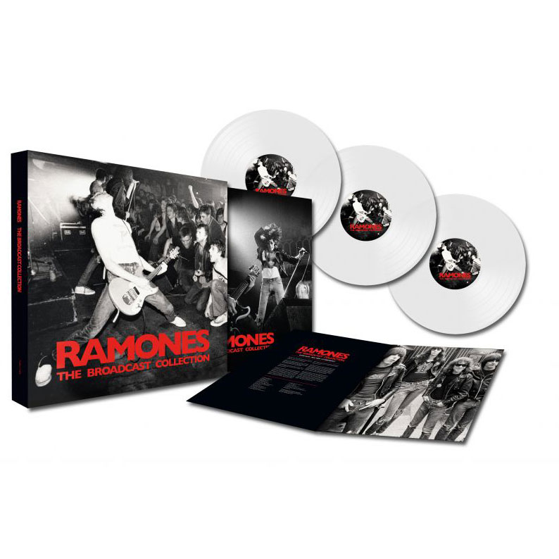 Ramones The Broadcast Collection (Clear Vinyl) 3 x LP Box