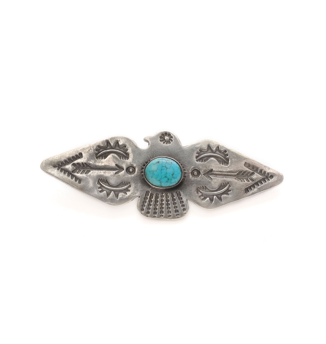 Red-Rabbit---Peregrine-Hat-Pin-with-Turquoise