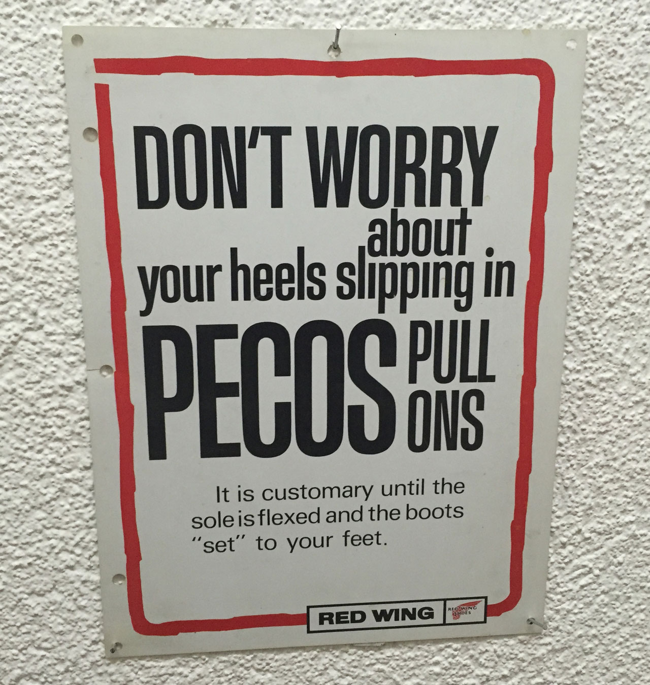Red wing boots heel slip deals