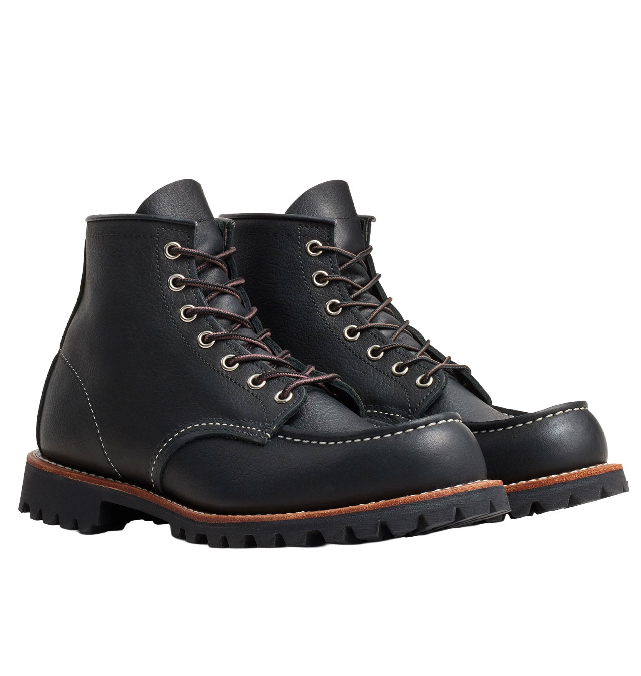 Red Wing Shoes 2949 6-Inch Roughneck Moc Toe - Oil Slick Black