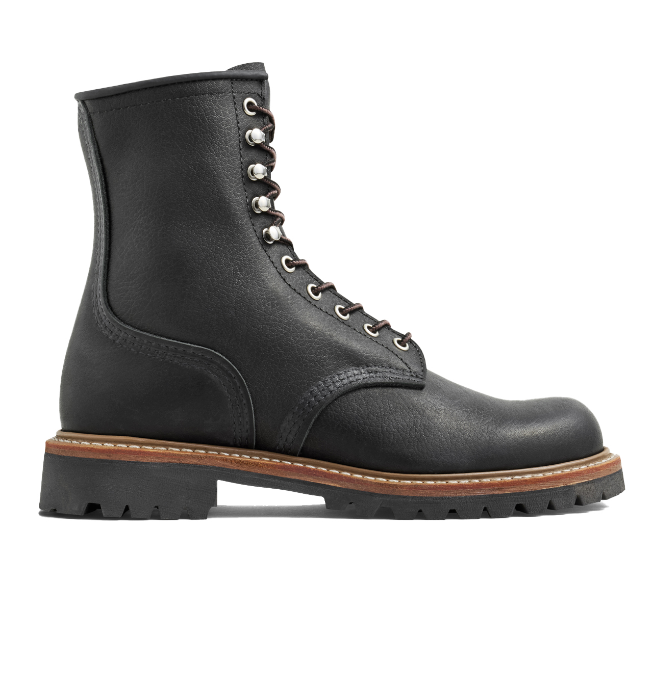 Red Wing Shoes 4501 8-inch Logger Boots - Black Oil Slick