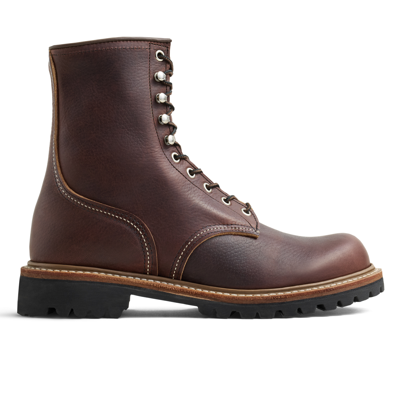 Red Wing Shoes 4585 8-inch Logger Boots - Briar Oil Slick Leather