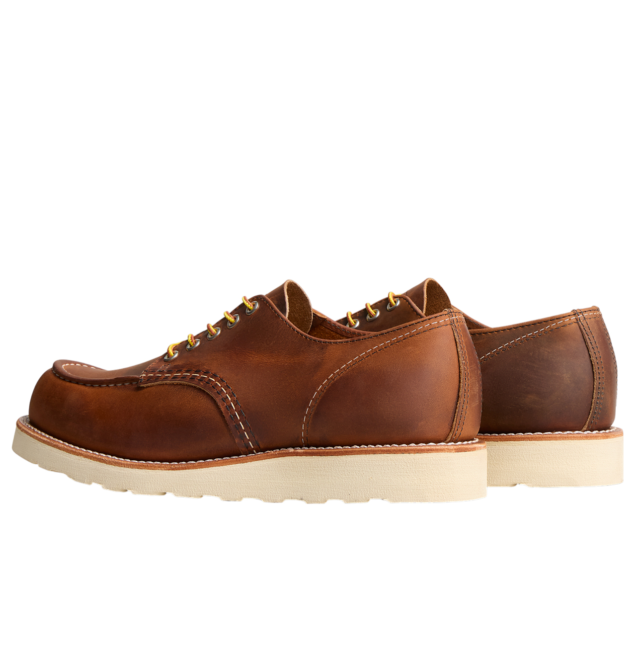 Red Wing Shoes 8077 Shop Moc Oxford Shoe - Copper Rough & Tough