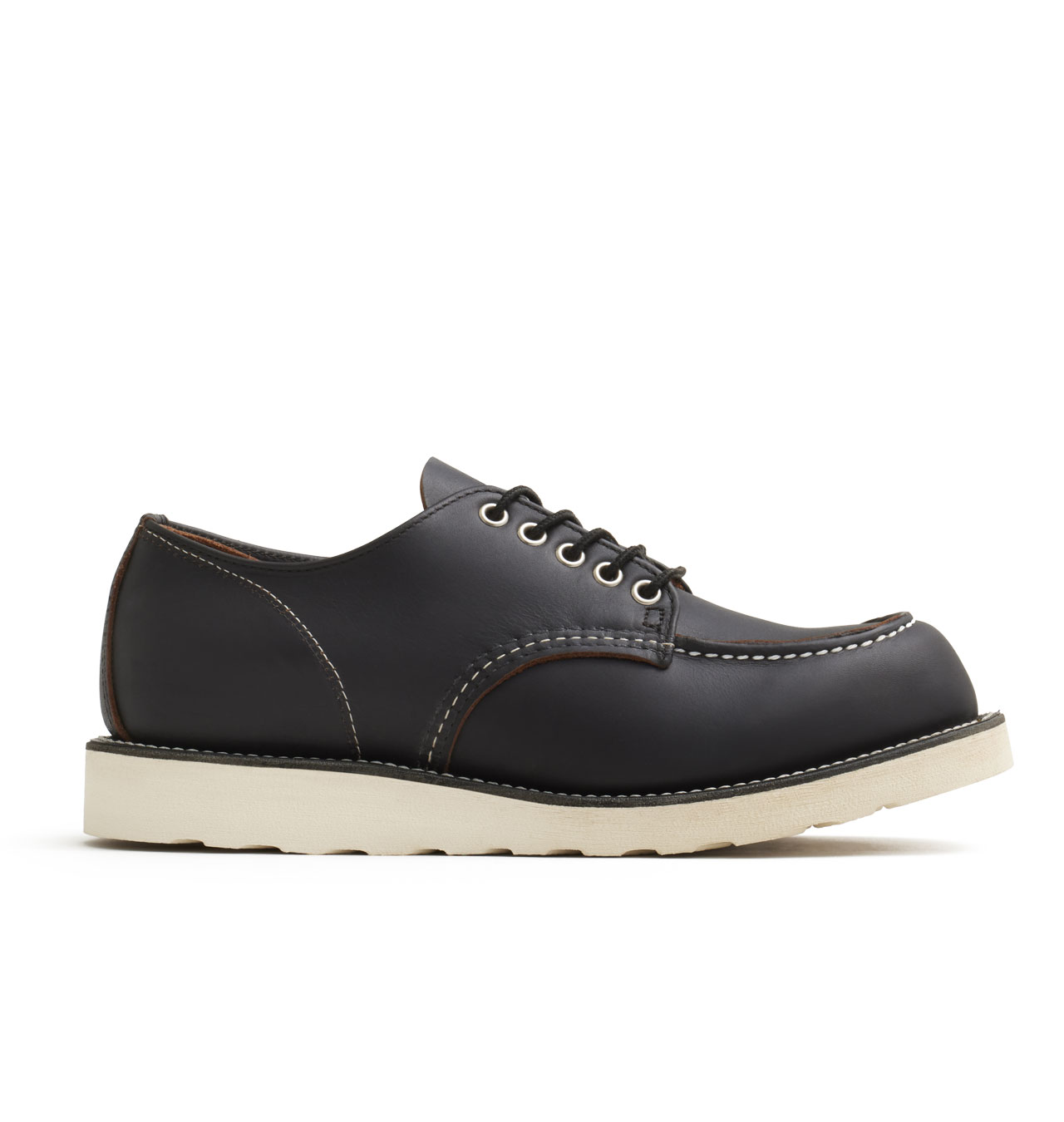 Red Wing Shoes 8090 Shop Moc Oxford Shoe - Black Prairie