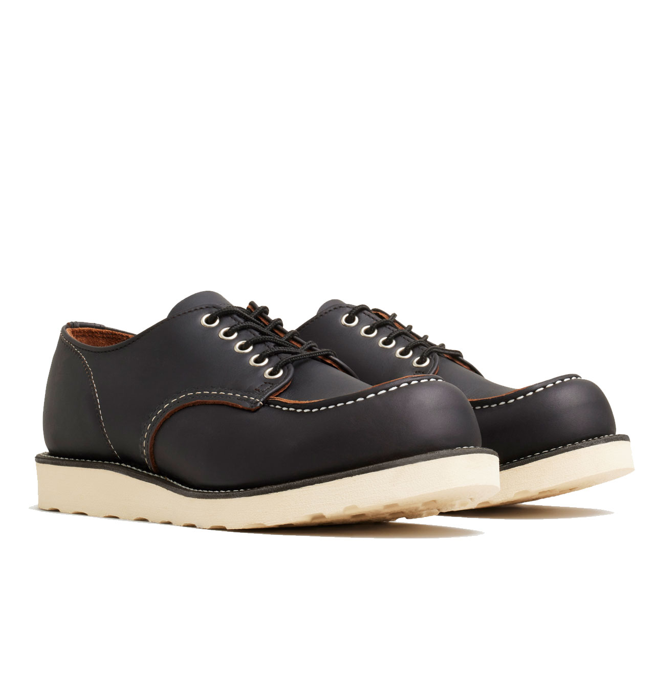 Red Wing Shoes 8090 Shop Moc Oxford Shoe Black Prairie