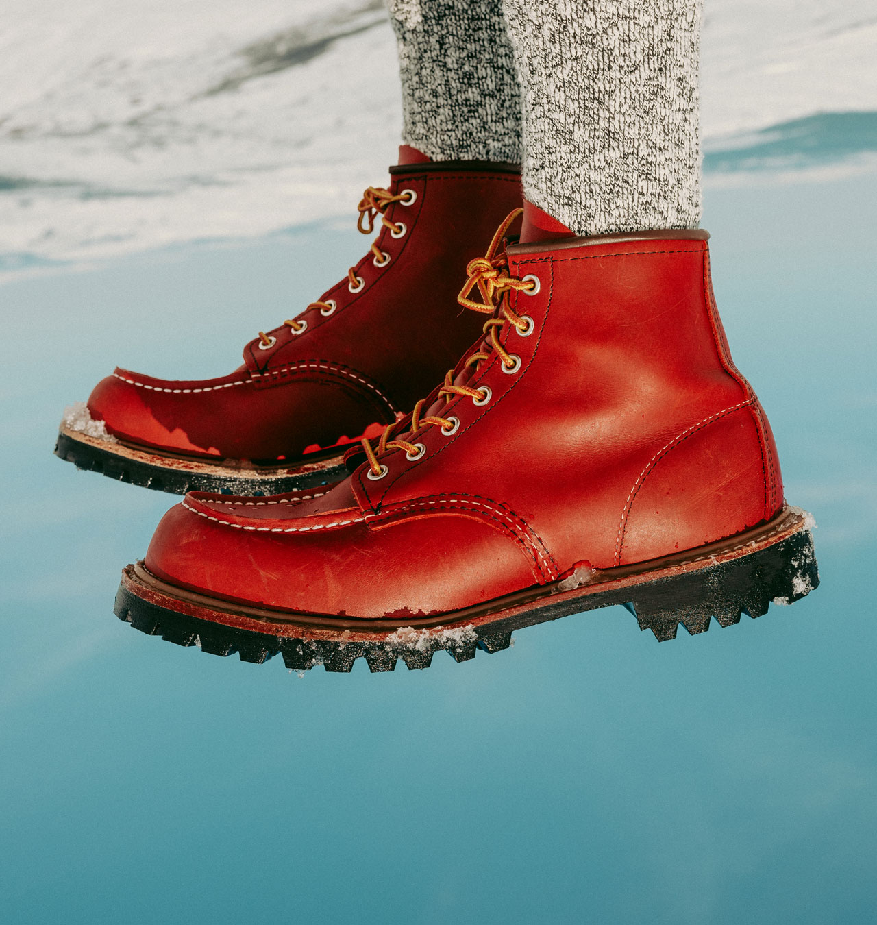 Red Wing Shoes 8209 6-Inch Norway Moc Toe Boot Oro-Russet Portage LI