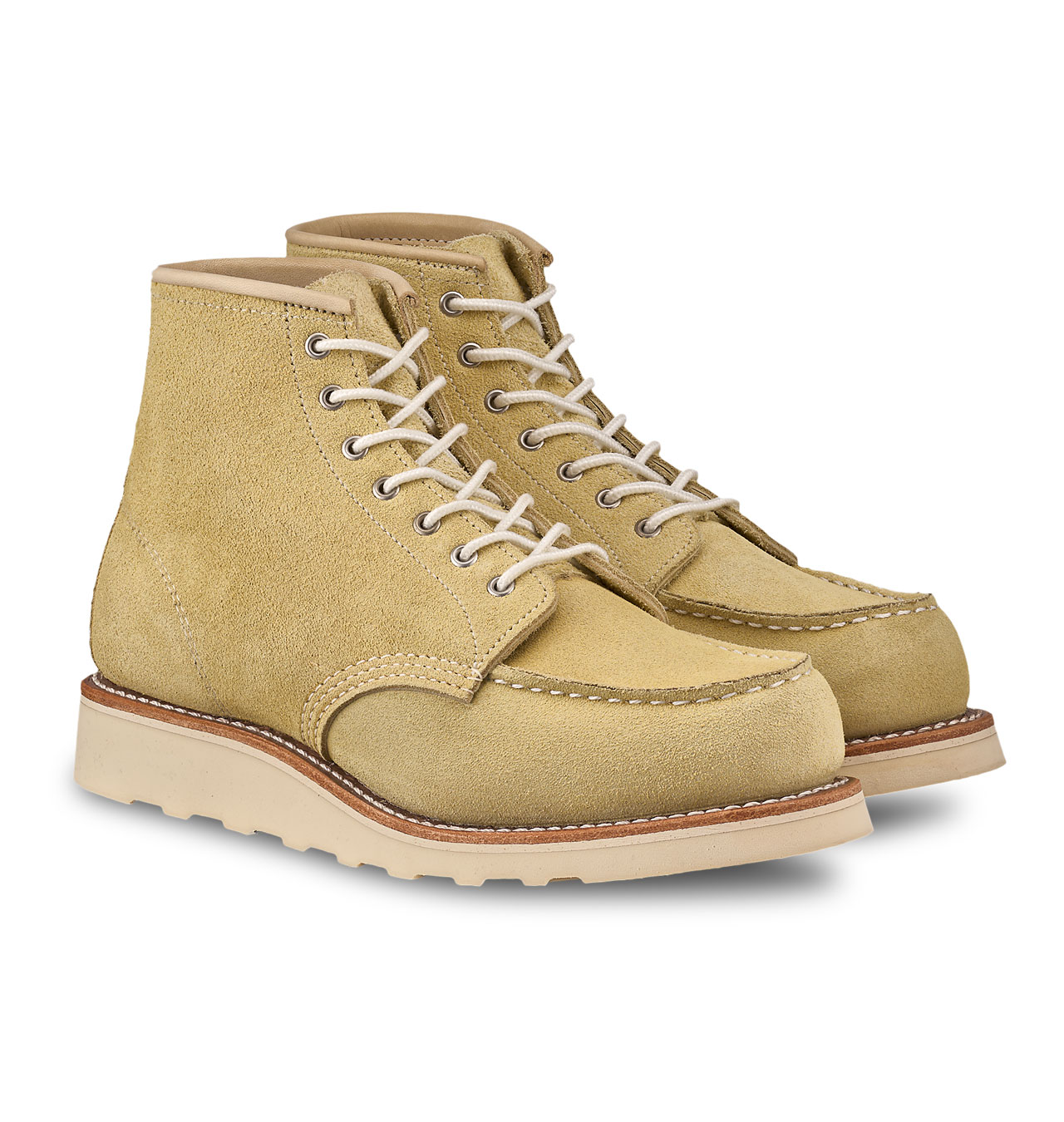 Red Wing Shoes Woman 3423 6Inch Moc Toe Butter Abilene