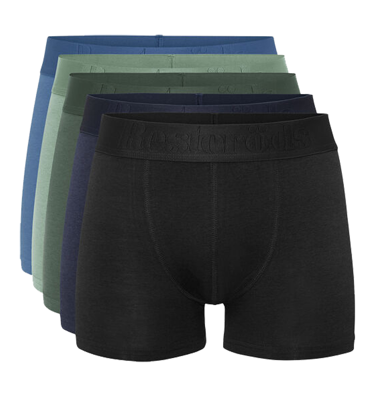 Resterods---Boxer-Bamboo-5-pack-(Multi-18)---Mixed-Colors