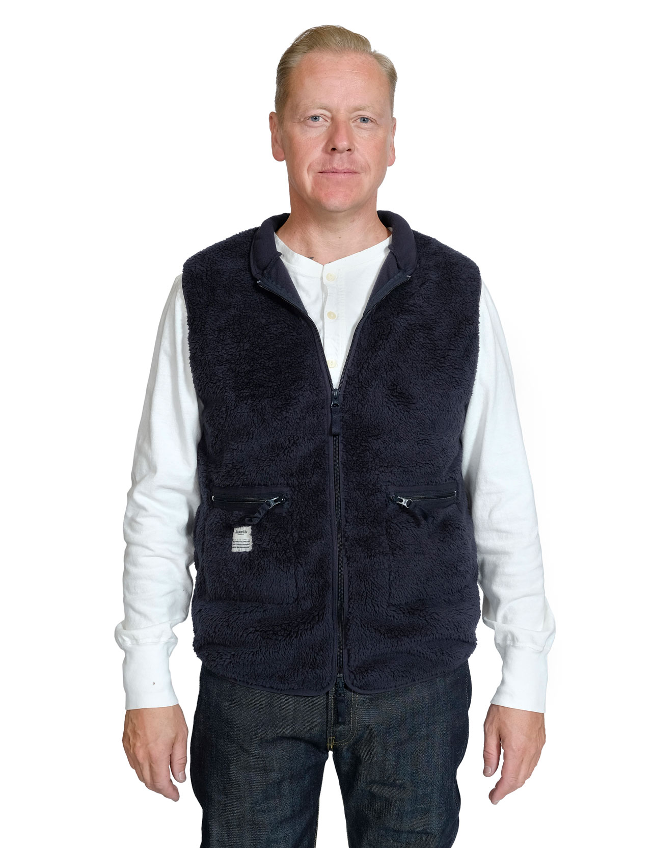 Resteröds - Fleece Vest - Navy 