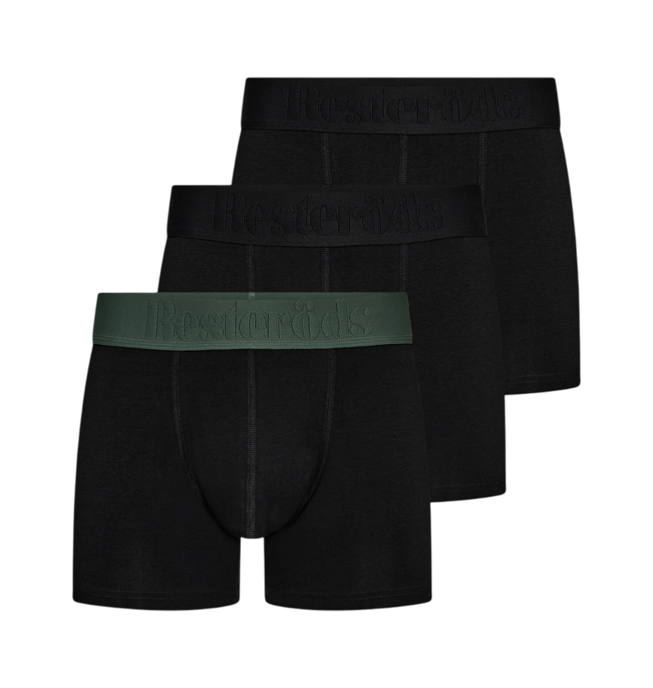Resterods---Gunnar-Bamboo-3-pack-Underwear---Black-Green-1
