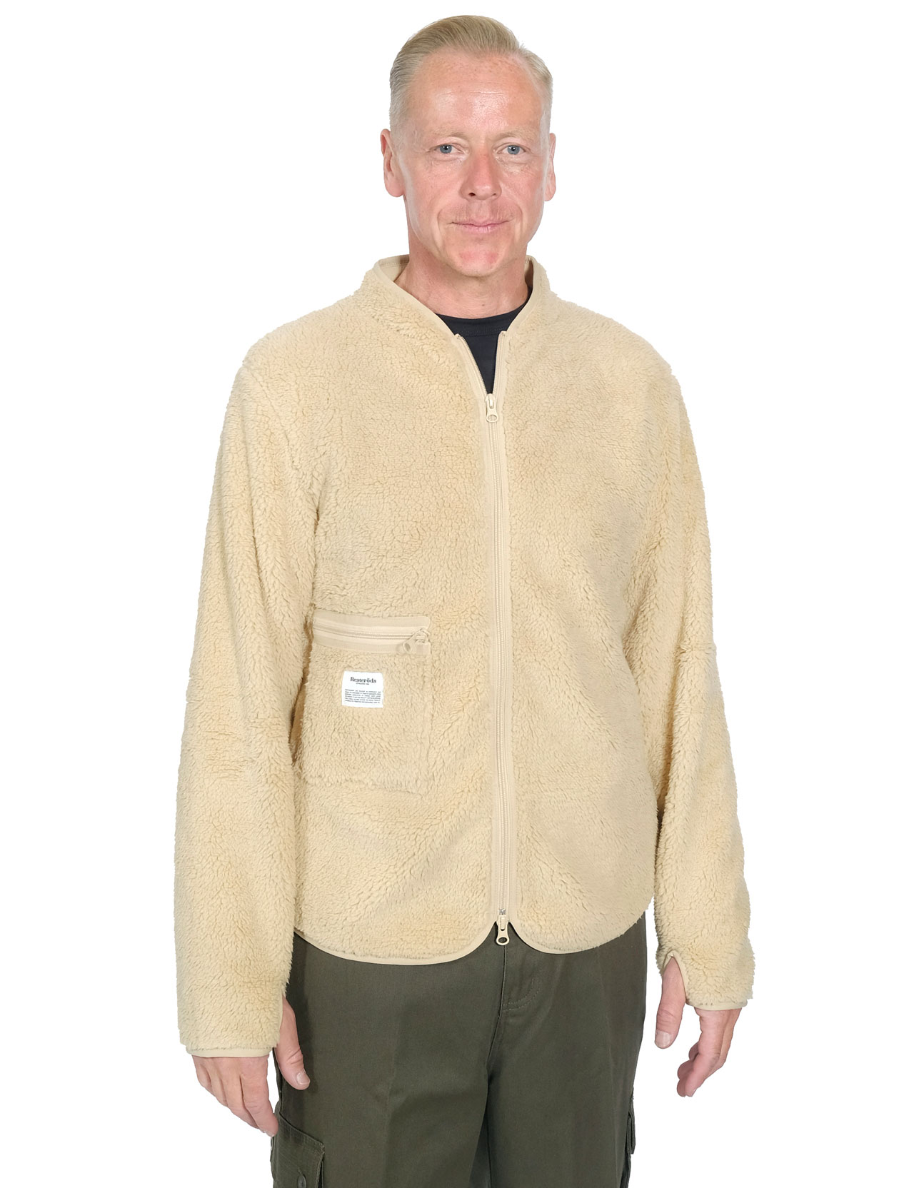 Resterods---Original-Fleece-Jacket---Beige-1
