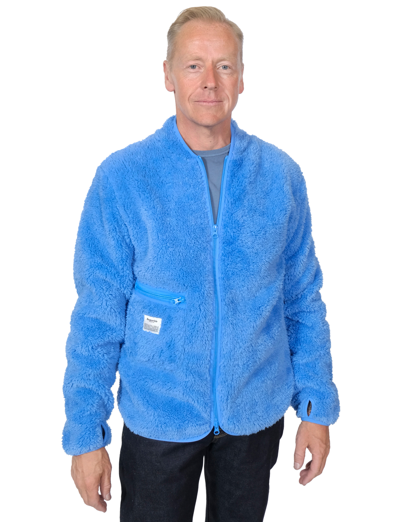 Resteröds - Original Fleece Jacket - Sky Blue