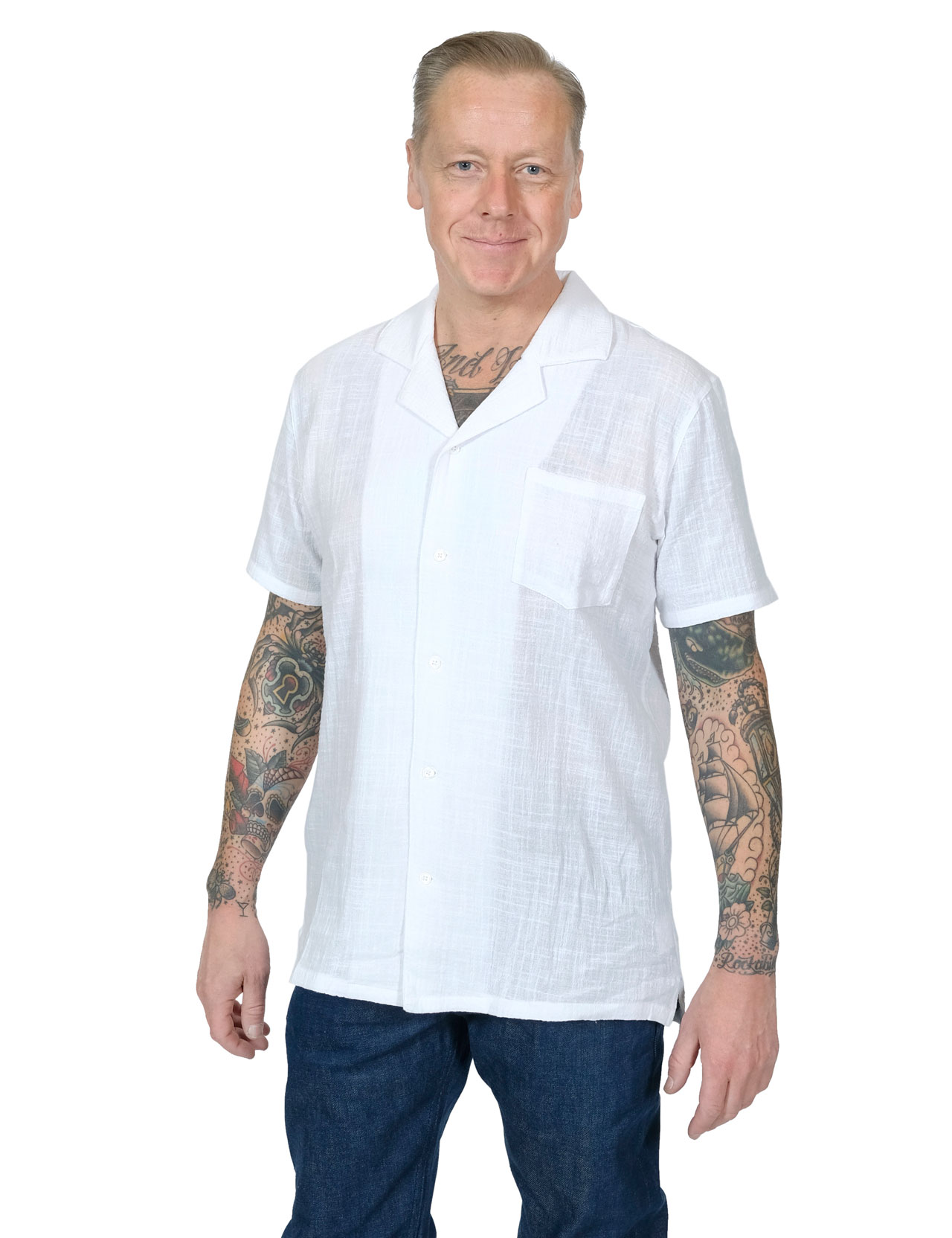 Resteröds - Resort Shirt - White