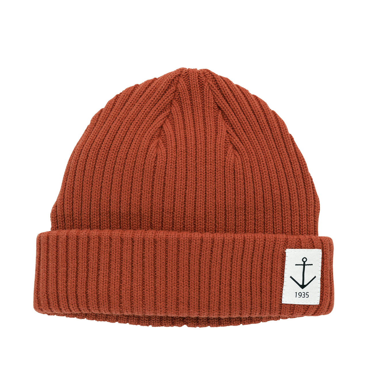 Resterods---Smula-Anchor-Beanie---Cuban-Red