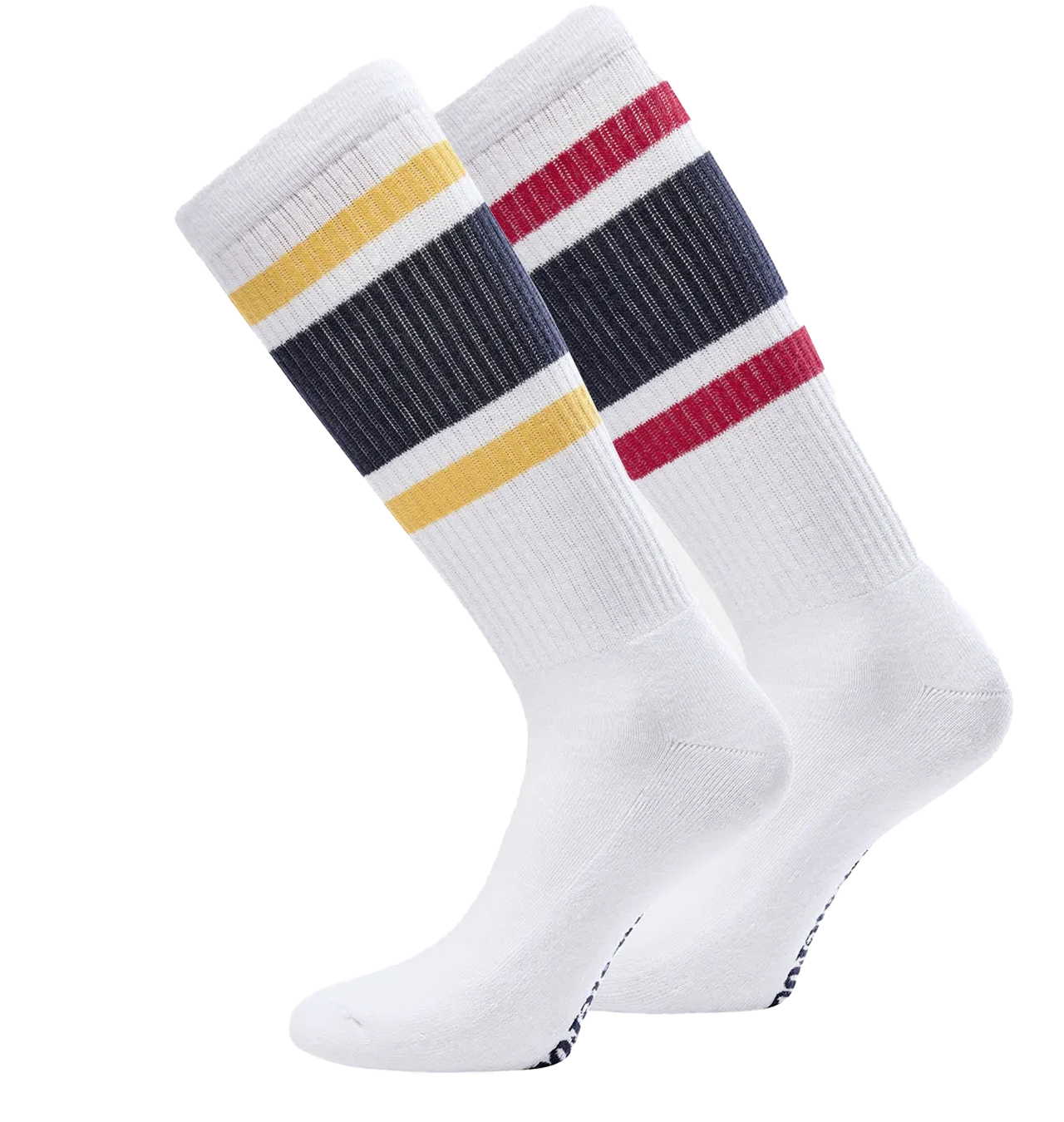 Resterods---Tennis-Socks-2-pack---Nav-Red-Yellow