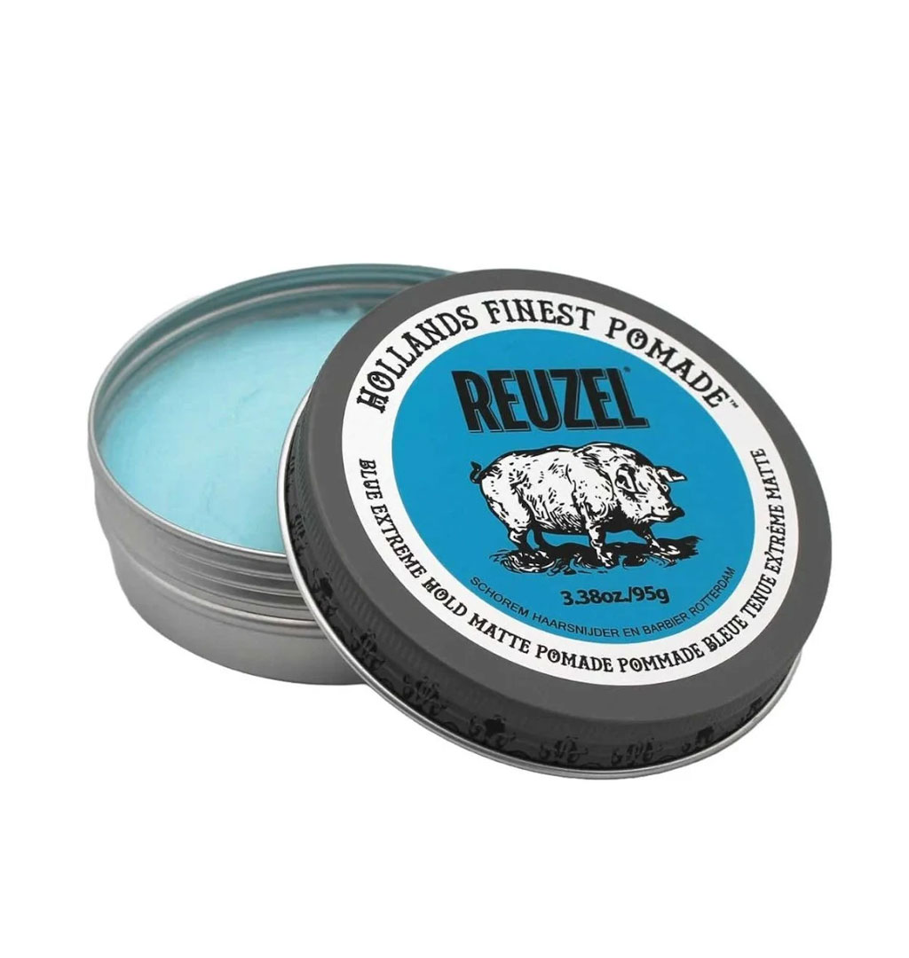 Reuzel - Extreme Hold Matte Pomade Blue - 3.38oz/95g