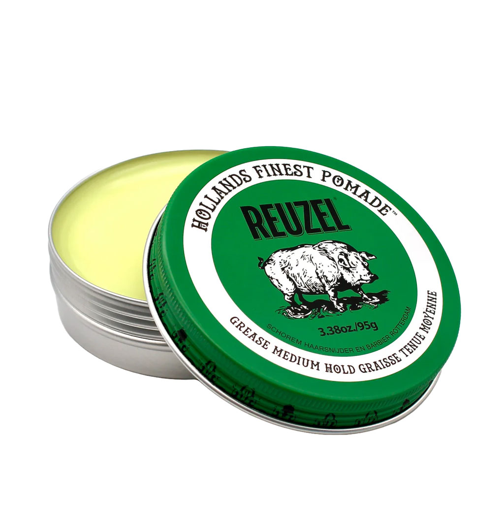 Reuzel - Green Medium Hold Pomade - 3.38oz/95g