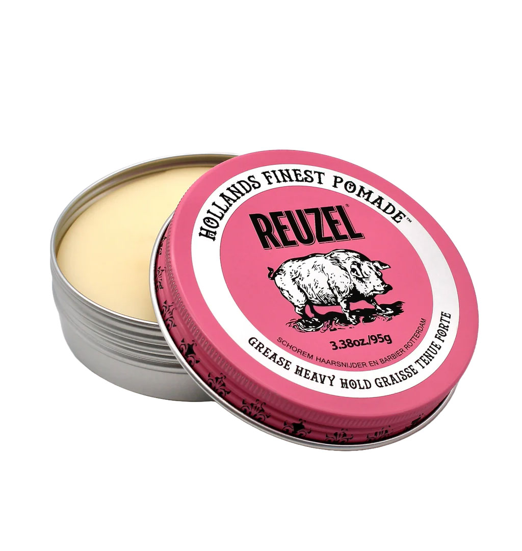 Reuzel - Pink Heavy Hold Pomade - 3.38oz/95g