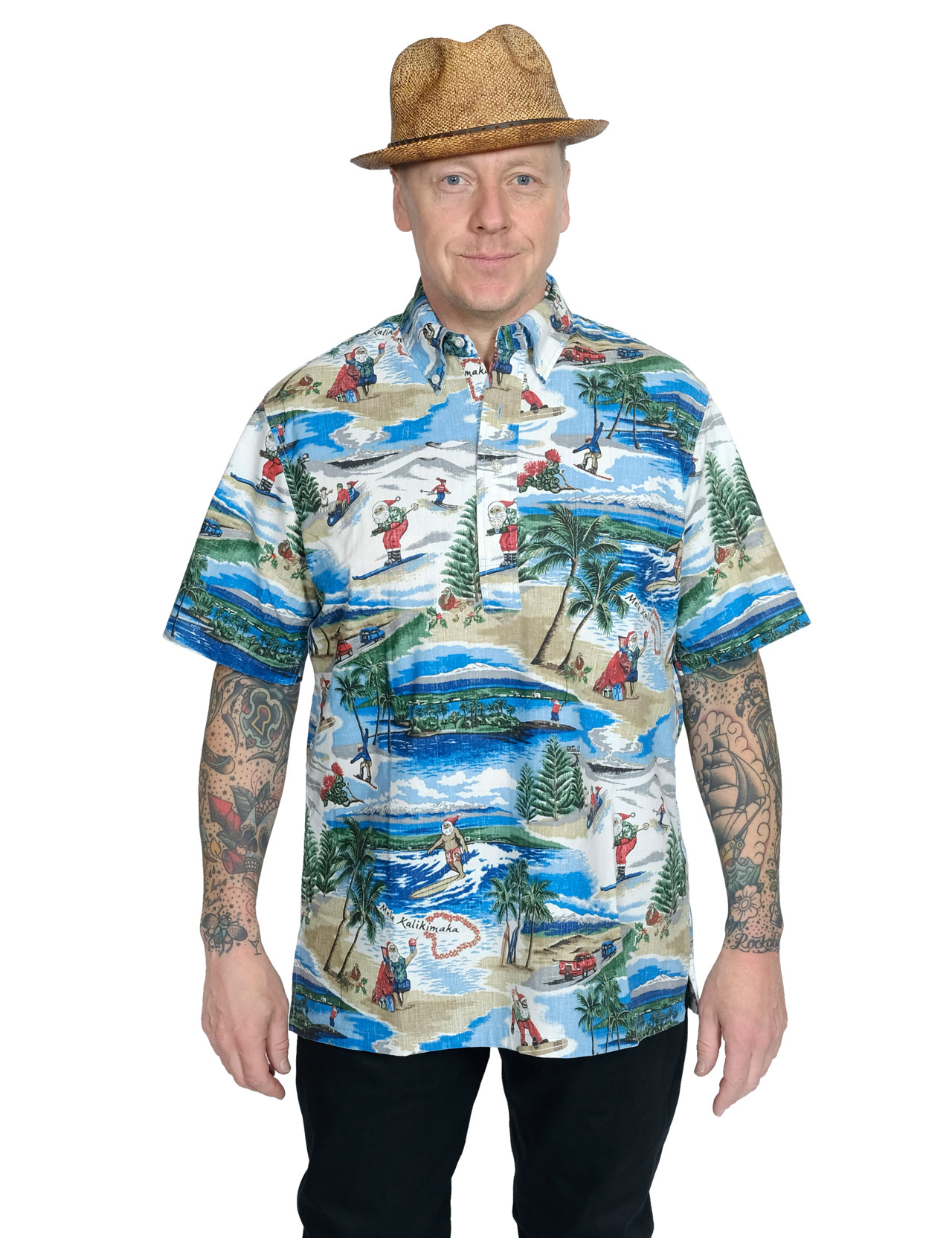 Reyn Spooner Hawaiian Christmas 2019 Pullover Shirt Sverige