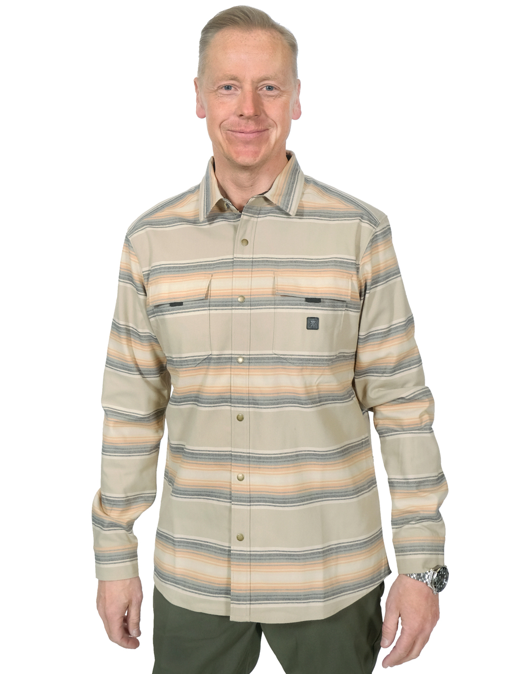 Roark - Diablo Long Sleeve Flannel - Desert Khaki