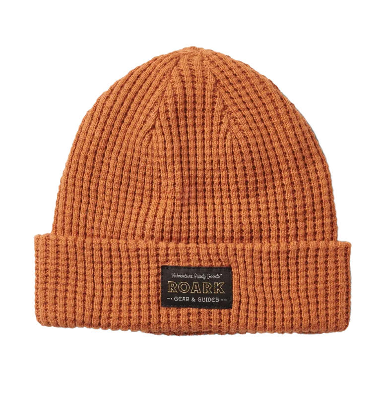 Roark - Waffle Beanie - Rust