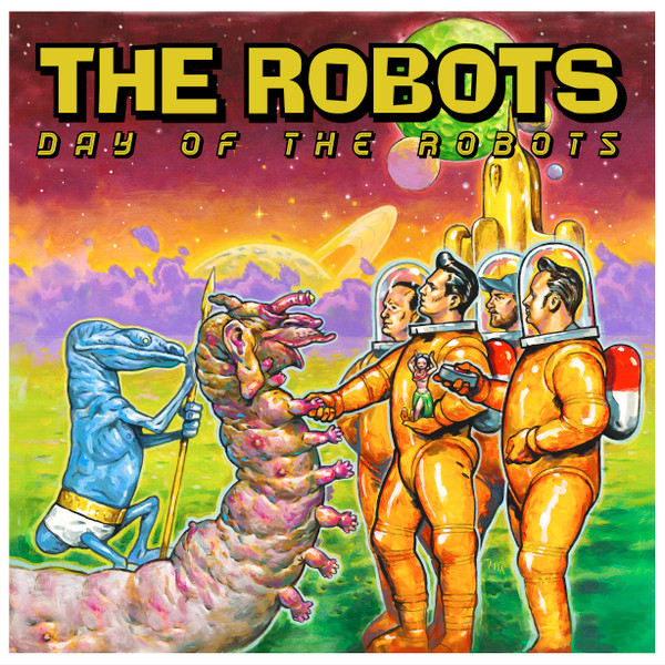 Robots, The - Day Of The Robots (Orange/Red Marbled) - LP