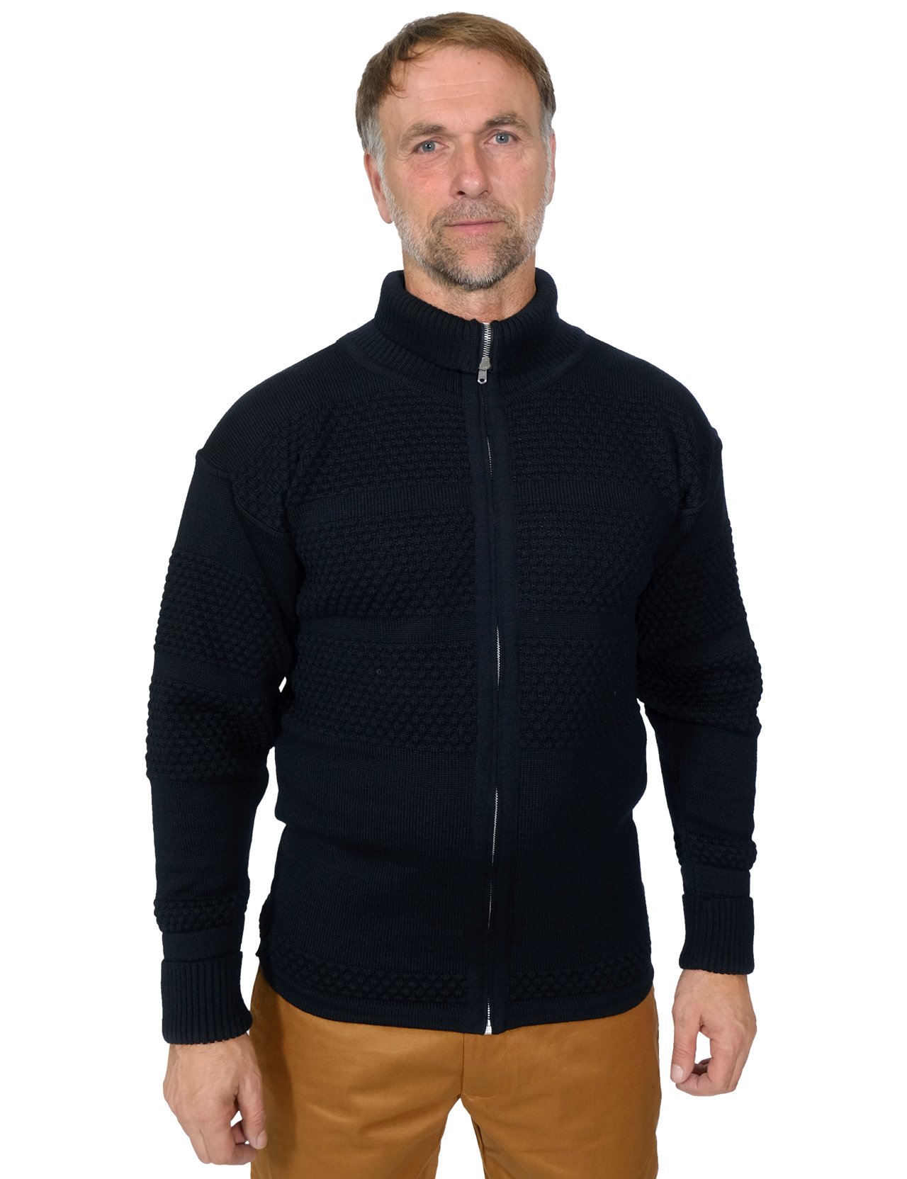 S.N.S.-Herning---Fisherman-Full-Zip---Navy-Blue-1