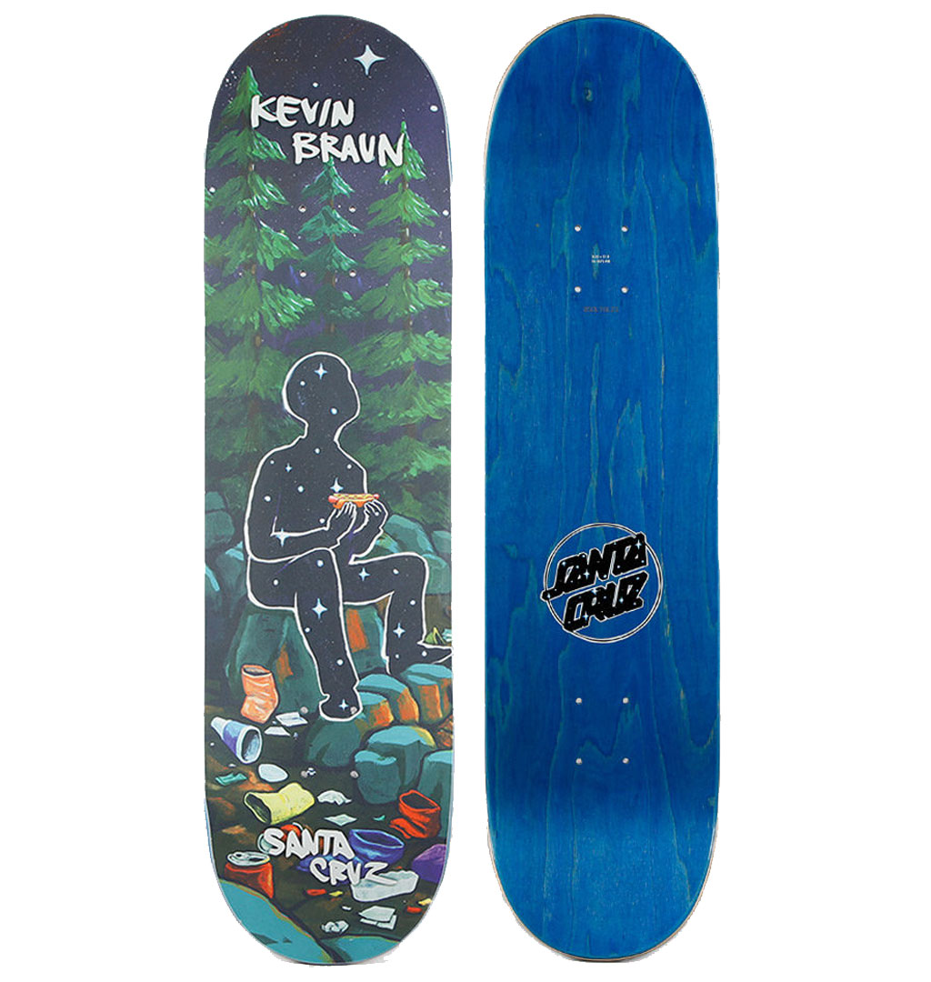Santa Cruz - Braun Campout Everslick Skateboard Deck 8.25´ 