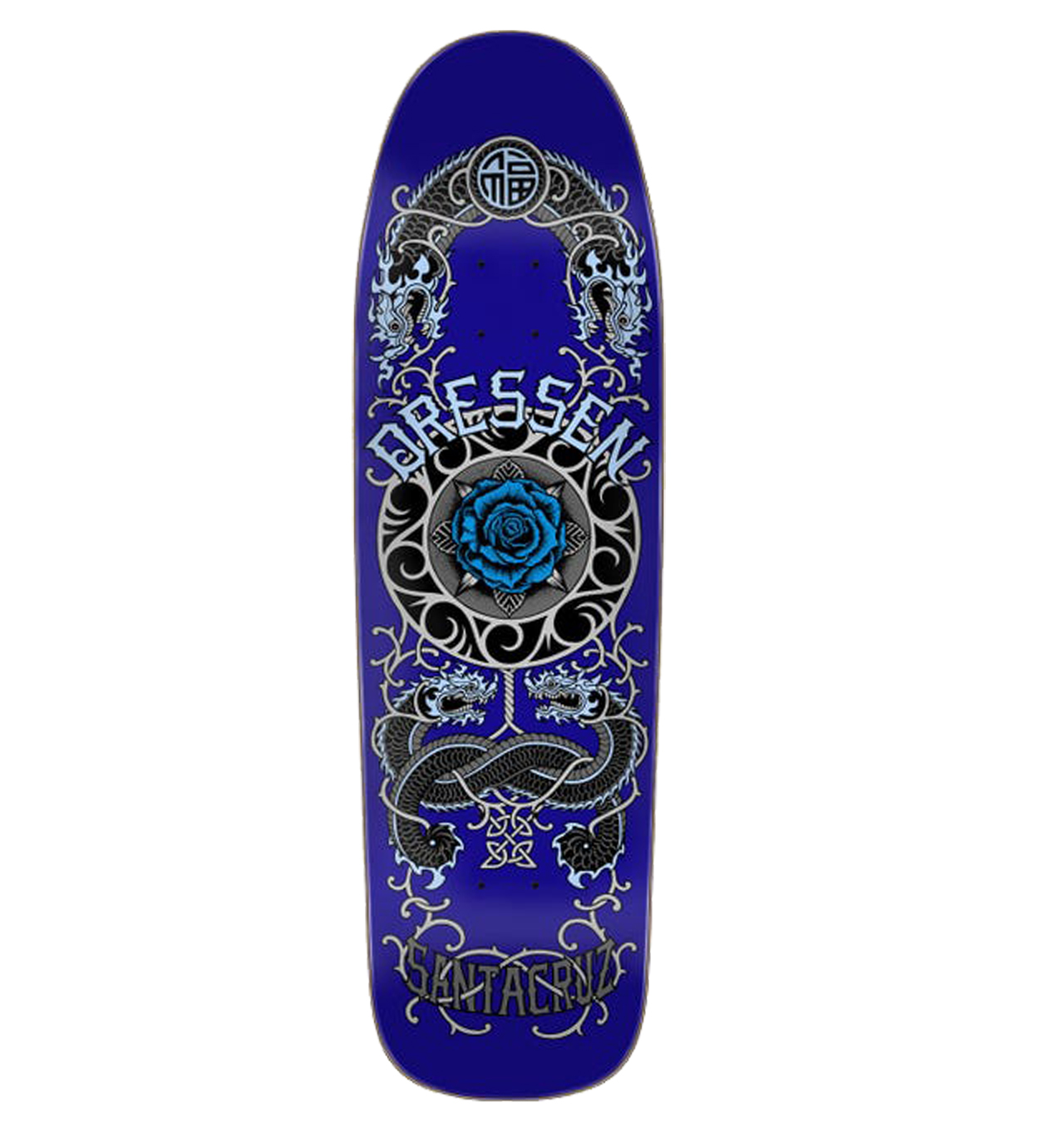 Santa-Cruz---Dressen-Rose-Crew-One-Shaped-Skateboard-Deck---9.31-1
