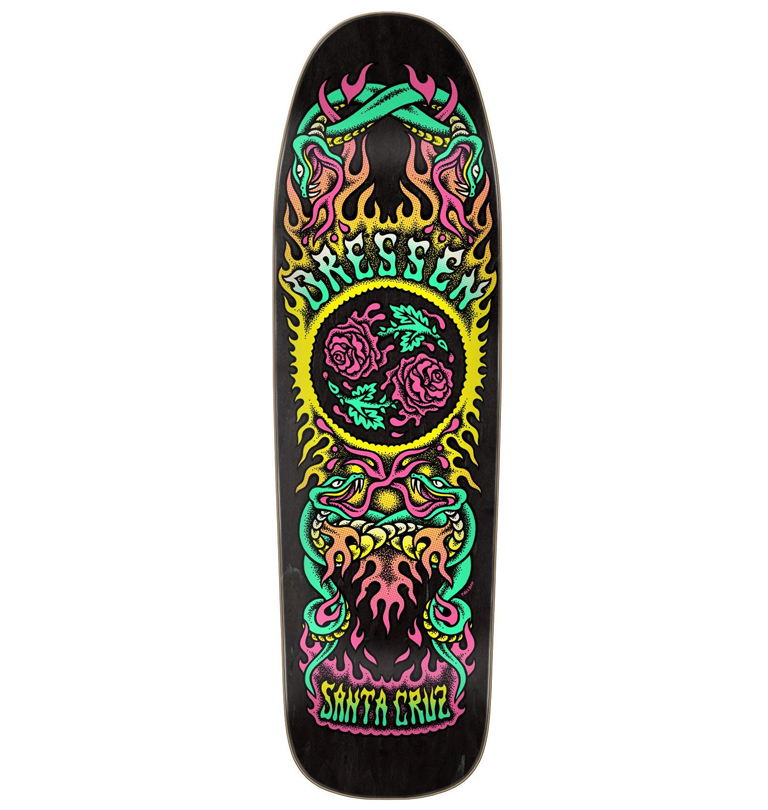 Santa Cruz - Dressen Rose Crew Two Shaped Skateboard Deck - 9.31´´