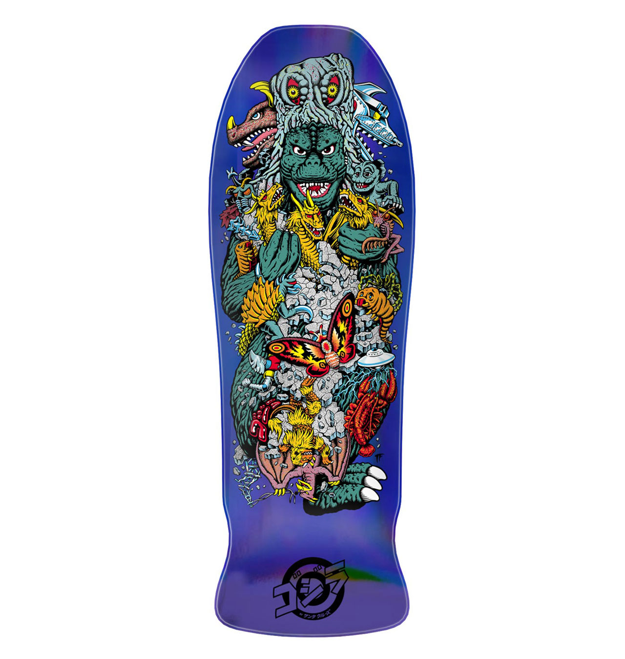 Santa Cruz - Godzilla Kaiju Roskopp Skateboard Deck 10.1´
