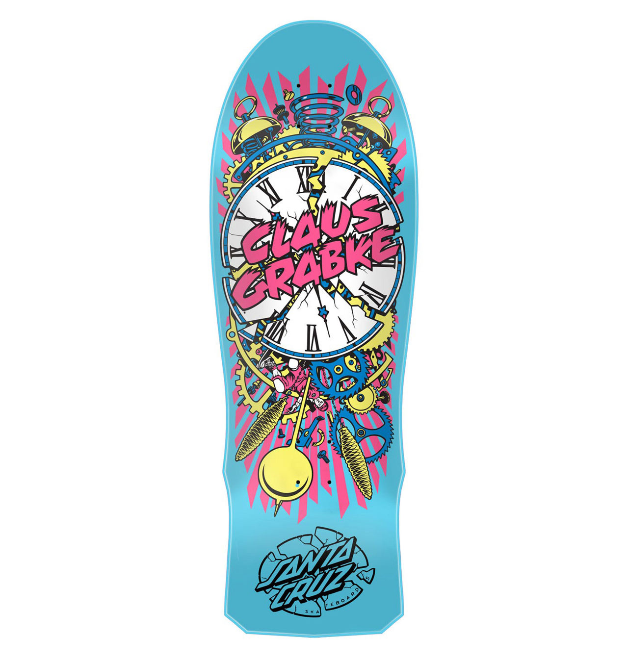 Santa Cruz - Grabke Exploding Clock Reissue Skateboard Deck - 10´