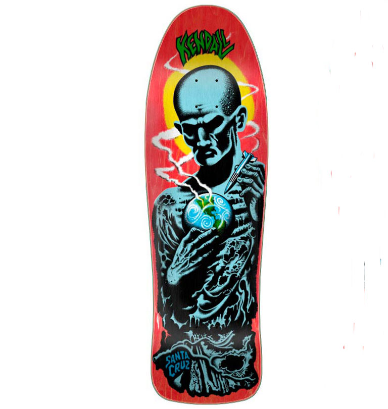 Santa Cruz - Kendall Atomic Man Skateboard Deck Reissue - 9.75´