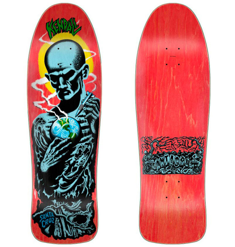 Santa Cruz - Kendall Atomic Man Skateboard Deck Reissue - 9.75´