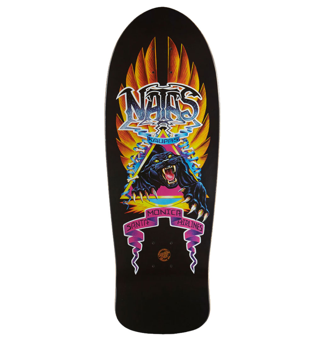 Santa Cruz - Natas Panther x Edmiston Reissue Deck (black) 10.53´