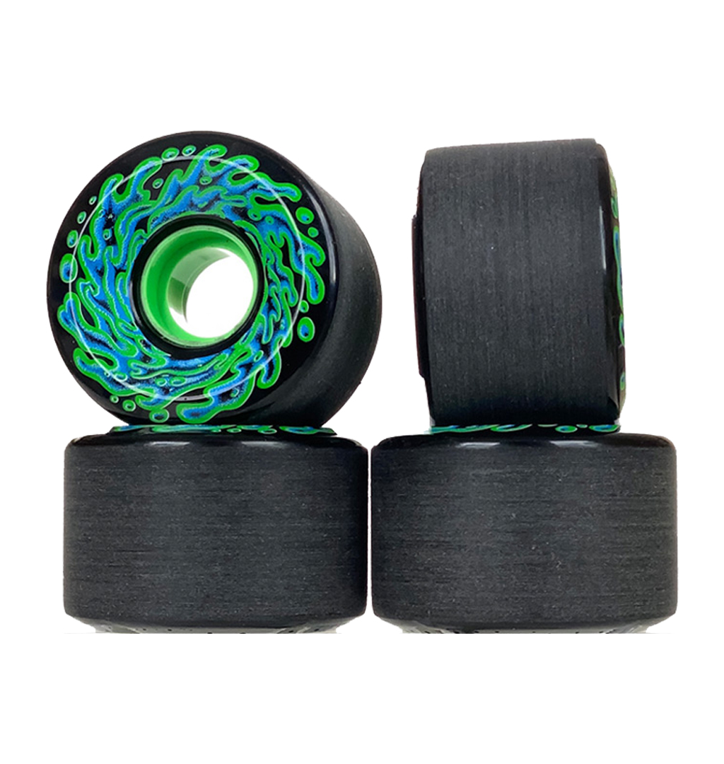 Santa Cruz - OG Slime Balls Black/Green 78a Skate Wheels - 60mm