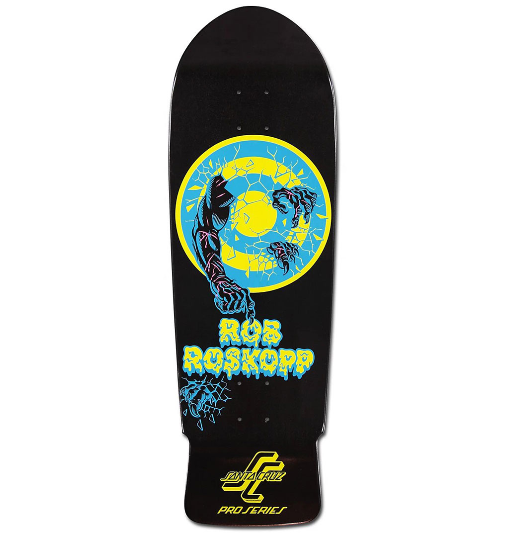 Santa Cruz - Rob Roskopp Target 2 Black Skateboard Deck 10´ 