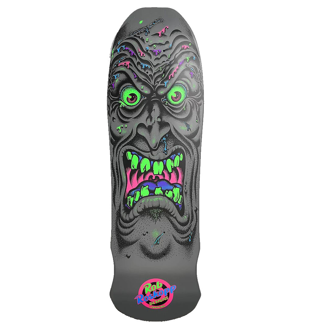 Santa Cruz - Roskopp Face Blacklight Reissue Skateboard Deck - 9.5´