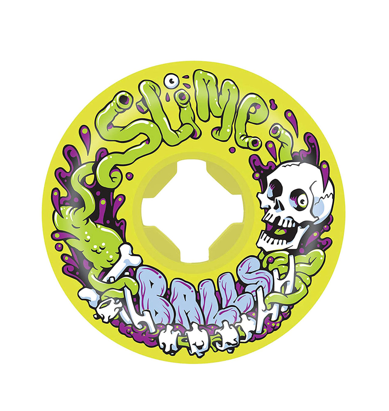 Santa Cruz - Slime Balls Guts Speed Balls Skateboard Wheels 99a - 53mm