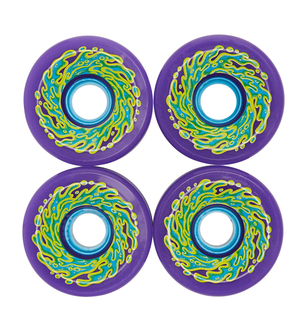 Santa Cruz - Slime Balls OG Skateboard Wheels 78a Neon Purple - 66mm