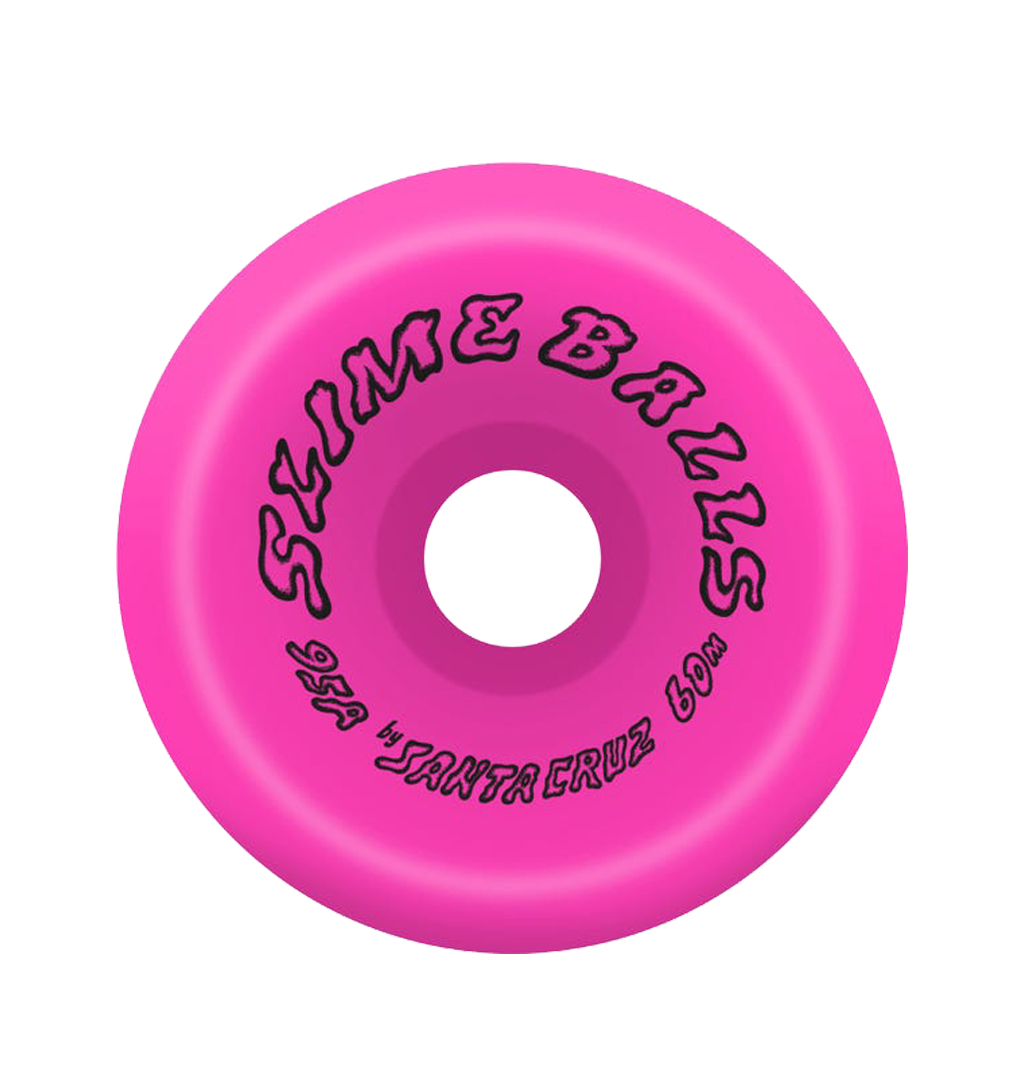 Santa-Cruz---Slime-Balls-Scudwads-Vomits-Neon-Pink-95a-Skate-Wheels---60mm1