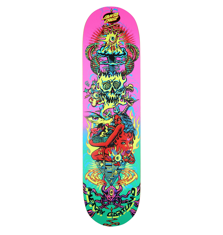 Santa-Cruz---Surprise-New-Pro-(Gartland)-Skateboard-Deck---8.28