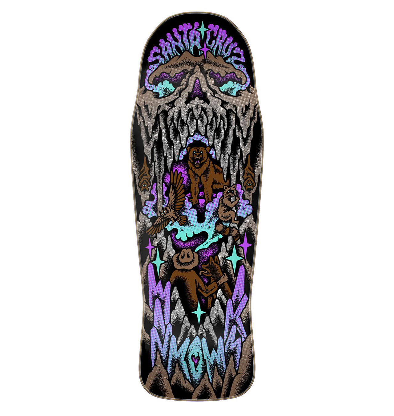 Santa-Cruz---Winkowski-Crystal-Cave-Shaped-Skateboard-Deck---10