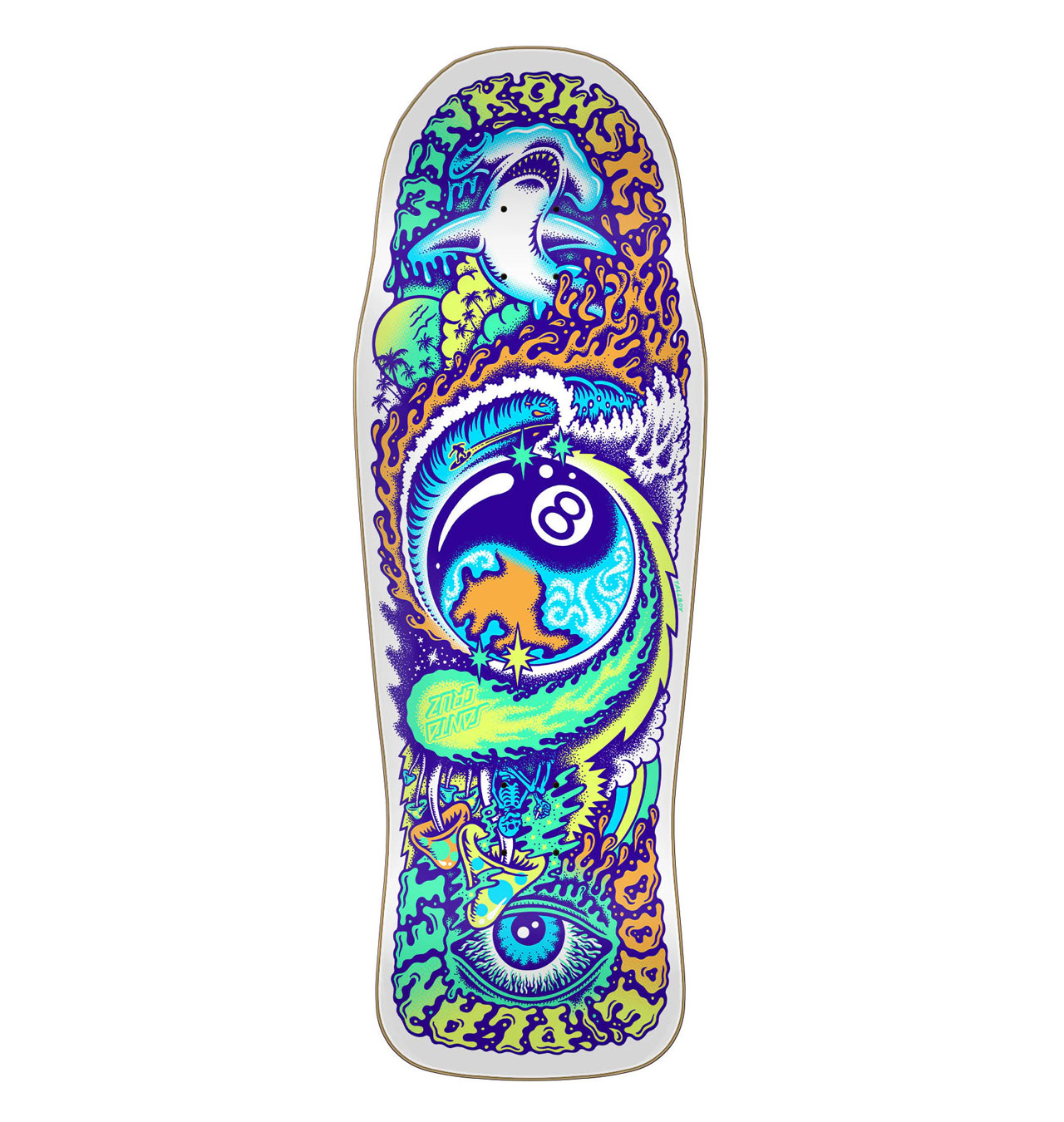 Santa Cruz - Winkowski Dope Planet VX Skateboard Deck - 10.34´´