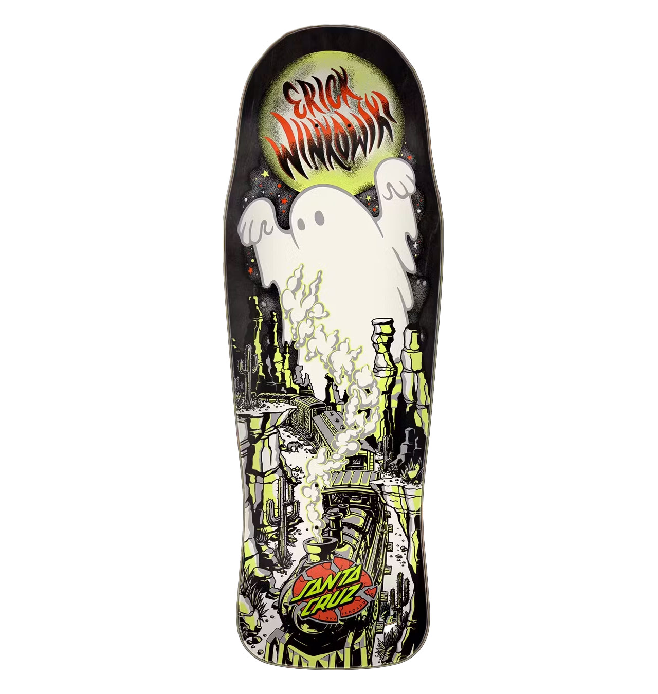 Santa Cruz - Winkowski Ghost Train Combo Shaped Skateboard Deck -10.34´